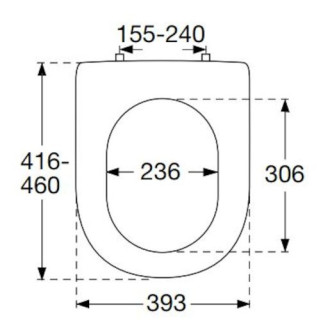 WC prkénko Villeroy & Boch Lifetime duroplast bílá 9M02S101