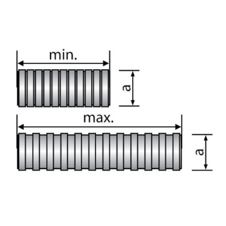 HACO AL FLEXO POTRUBÍ 100/1M, HLINÍK ALFLEXO100