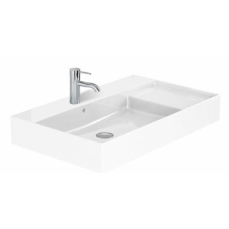 Umyvadlo Roca Inspira 80x49 cm otvor pro baterii uprostřed A32752B000