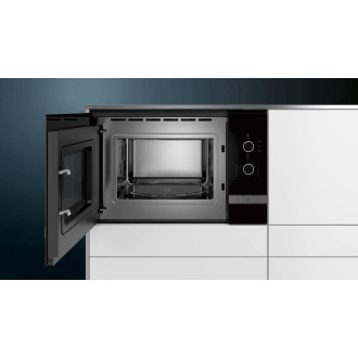 Vestavná mikrovlnná trouba Siemens černá BF550LMR0