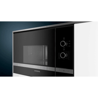 Vestavná mikrovlnná trouba Siemens černá BF550LMR0