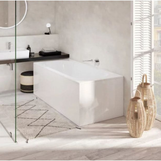 Obdélníková vana Villeroy & Boch Oberon 180x80 cm litý mramor UBQ180OBE2V-01