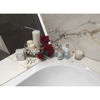 Obdélníková vana Villeroy & Boch Oberon 170x70 cm litý mramor levá i pravá UBQ177OBE2V-01