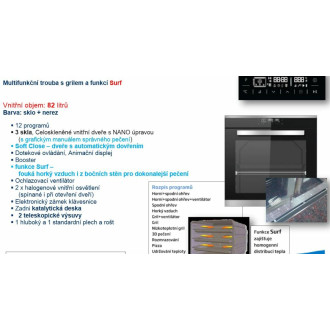 Vestavná trouba Beko BIR35400XMS