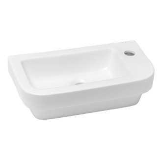 BIGIO umývátko pravé 45x24cm bez přepadu BG4626
