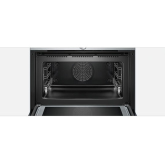 Siemens iQ700, Vestavná kompaktní trouba s mikrovlnami, 60 x 45 cm, nerez, CM678G4S1