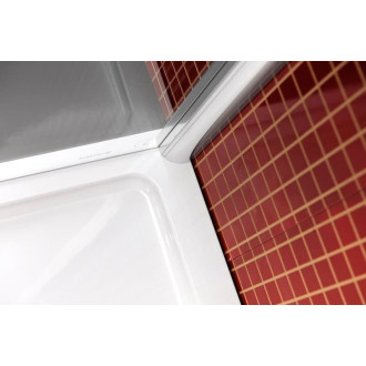 Sprchový kout asymetrický 90x80 cm Polysan Lucis DL5215