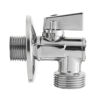 Rohový pračkový ventil s filtrem 1/2x3/4 +klapka Optima ET708L