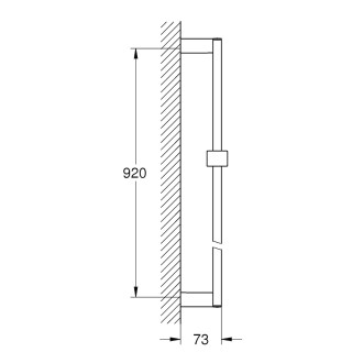 Sprchová tyč Grohe Euphoria Cube chrom 27841000