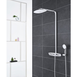 Sprchový systém Grohe Rainshower SmartControl s termostatickou baterií Moon White, Yang White 26250LS0