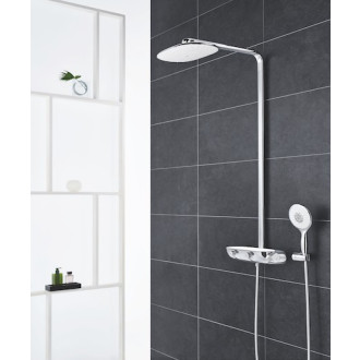 Sprchový systém Grohe Rainshower SmartControl s termostatickou baterií Moon White, Yang White 26361LS0