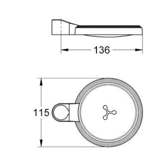 Mýdlenka Grohe transparent G27206000