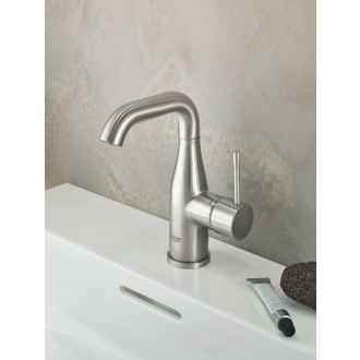 Umyvadlová baterie Grohe Essence New s výpustí supersteel 23462DC1