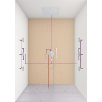 Vrchní díl podomítkového ventilu Grohe Grotherm 3000 19470000