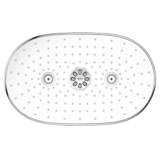 Hlavová sprcha Grohe Rainshower SmartControl včetně sprchového ramena Moon White, Yang White 26254LS0