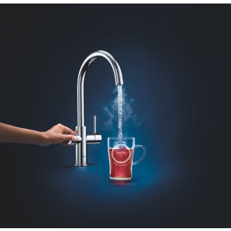 Dřezová baterie Grohe Red s výpustí chrom 30083001