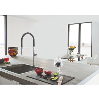 Grohe ESSENCE Hadice kuchyňské baterie, Dark Grey G30321XC0 (30321XC0)
