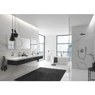 Dávkovač mýdla Grohe Essentials bez držáku kartáčovaný Hard Graphite G40394AL1