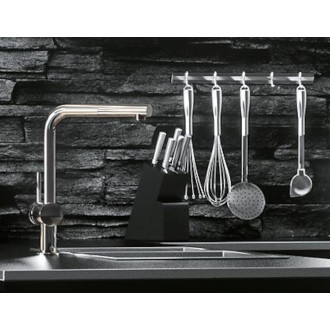 Dřezová baterie Grohe Minta s vytahovací sprškou chrom 32168000