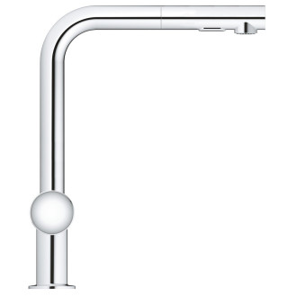 Dřezová baterie Grohe Minta s vytahovací sprškou chrom 30274000