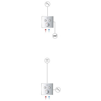 Grohe Smart Control bez podomítkového tělesa chrom 29145000