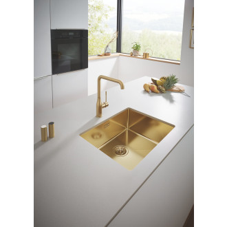 Dřezová baterie Grohe Essence New s otočným raménkem Brushed Cool Sunrise 30269GN0