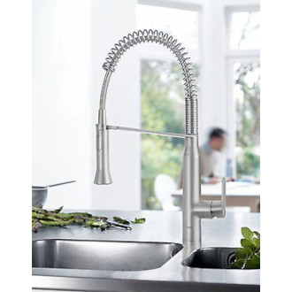 Dřezová baterie Grohe K7 s výpustí chrom 31379000