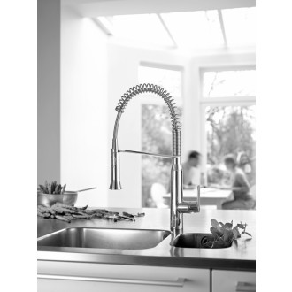 Dřezová baterie Grohe K7 s výpustí chrom 31379000