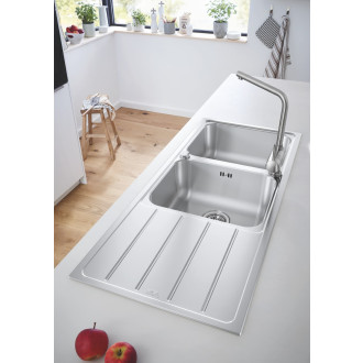 Dřezová baterie Grohe Minta s otočným raménkem supersteel 31375DC0