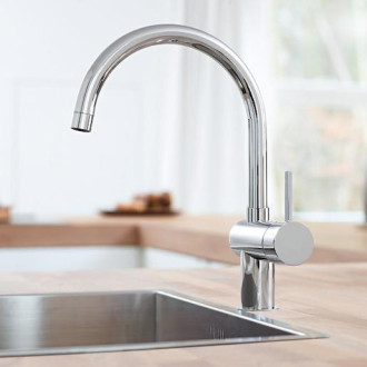 Dřezová baterie Grohe Minta s výpustí chrom 32917000