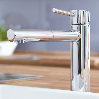 Dřezová baterie Grohe Concetto New s vytahovací sprškou chrom 31129001