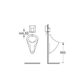 Podomítkové těleso Grohe Rapido U 38787000