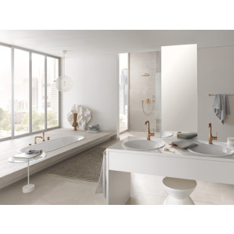 Vysoká umyvadlová baterie Grohe Essence New s otočným raménkem Brushed Warm Sunset 32628DL1