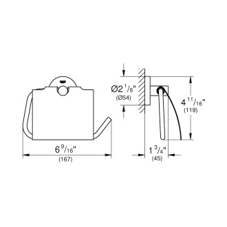 Držák toaletního papíru Grohe Essentials chrom G40367001
