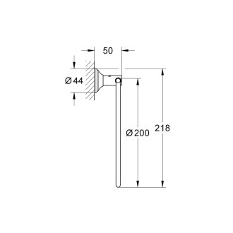 Držák ručníků Grohe Essentials chrom G40655001