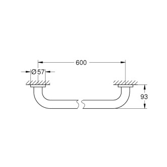 Madlo Grohe Essentials chrom G40794001