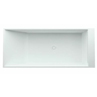 Volně stojící vana Laufen Kartell By Laufen 176x76 cm litý mramor H2223320006161