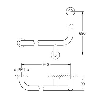 Madlo Grohe Essentials chrom G40797001