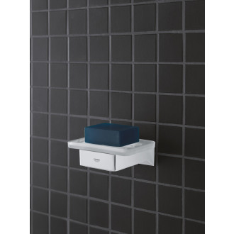 Mýdlenka Grohe Selection Cube bez držáku bílá G40806000