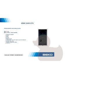 Indukční varná deska Beko černá HDMI32400DTX