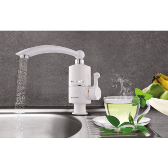 Dřezová baterie Homelife Termo Quick s elektrickým ohřevem vody bílá HY30-05