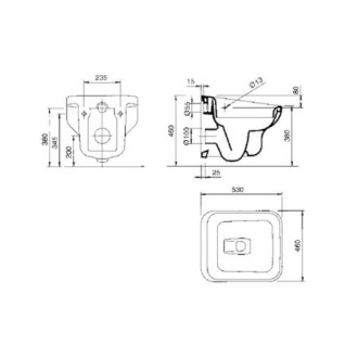 Mřížka Ideal Standard stříbrná J2909AA