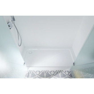Sprchová vanička obdélníková Kaldewei Superplan 100x90 cm smaltovaná ocel alpská bílá 430448043001