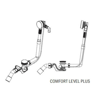 Kaldewei Příslušenství vany Water inlet and waste systems 44x17x11 cm 687772380999