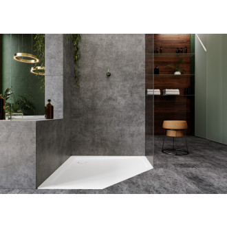 Sprchová vanička čtvrtkruhová Kaldewei Cornezza 90x90 cm smaltovaná ocel alpská bílá 459048040001