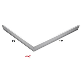 Panel levý k van.litý mramor 120/90 LIMP12090L