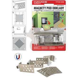MO-10100 Magnetická universální dvířka pod obklady MAGNETYST