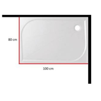 Panel levý k van.litý mramor 100/80 LIMP10080L