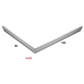 Panel levý k van.litý mramor 120/80 LIMP12080L