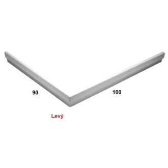 Panel levý k van.litý mramor 100/90 LIMP10090L